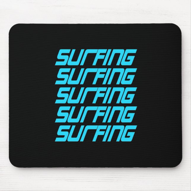 Surfing Surfing Mouse Mat (Front)