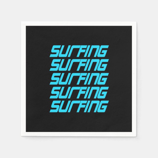 Surfing Surfing Napkin (Front)