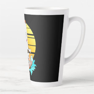 Surfing Sushi Latte Mug