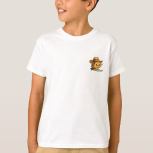 Surfing Taco Cartoon Character Kids T-Shirt