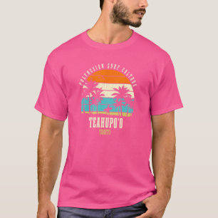 Surfing Teahupo'o Tahiti Polynesian Surf Culture T-Shirt