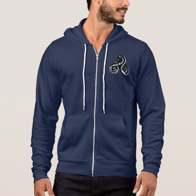 Surfing the Breton Wave Hoodie (Front)