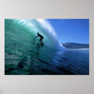 Surfing the Green Tube Poster