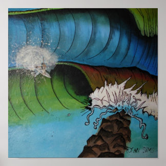 Surfing the Inlet Poster