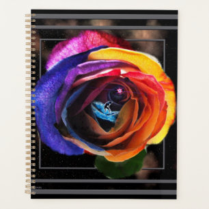 Surfing the Rainbow Rose Planner