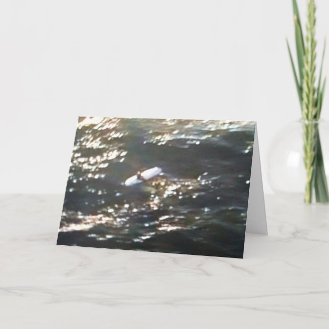 "SURFING THE SEA" ALL OCCASION CARD (Front)