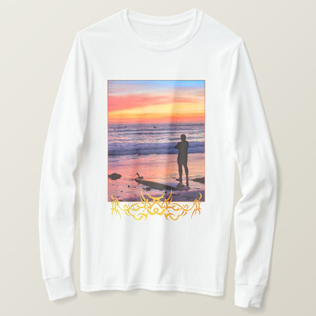 SURFING THE SEVENTH WAVE T-Shirt (Design Front)