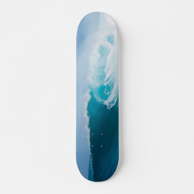 "Surfing the Wave" Customised Skateboard (Front)