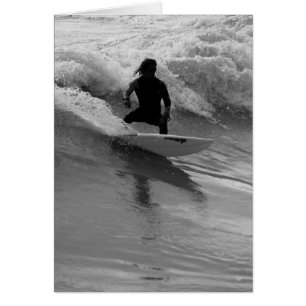 Surfing The Waves Grayscale