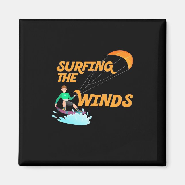 Surfing The Winds Magnet (Front)