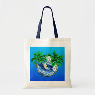 Surfing Tote Bag