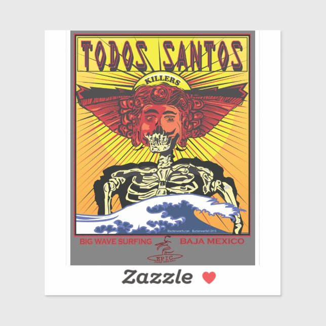 SURFING TOTOS SANTOS BAJA CALIFORNIA MEXICO (Sheet)