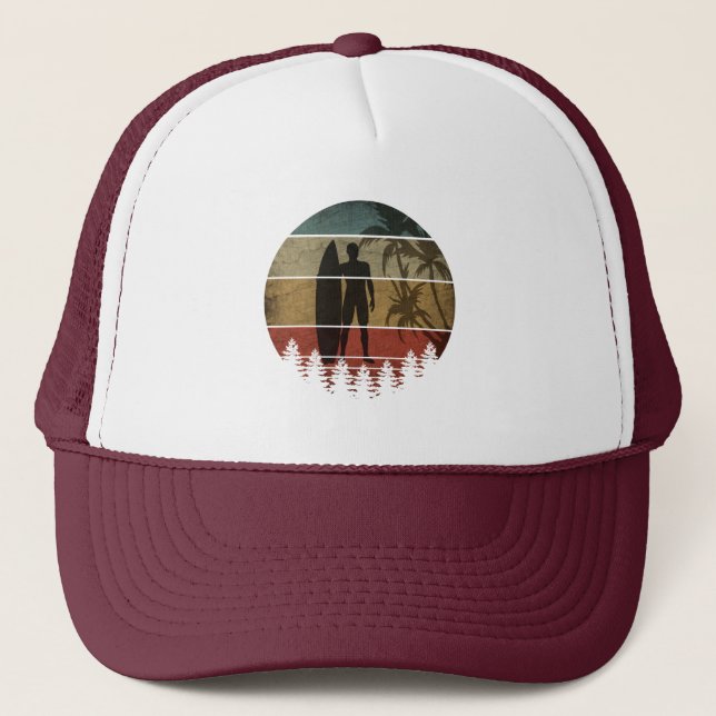 SURFING VINTAGE TRUCKER HAT (Front)