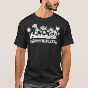 Surfing Waikiki Beach Hawaii  T-Shirt