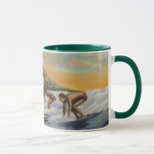 SURFING WAIKIKI mug
