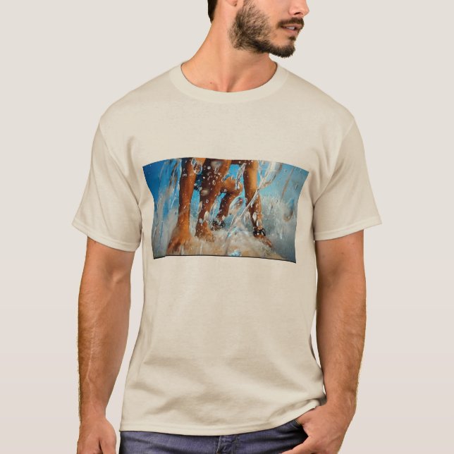 surfing water drops T-Shirt (Front)