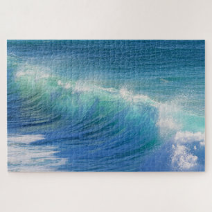 Surfing Wave Jigsaw Puzzle