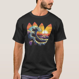 Surfing Waves Surfboards T-Shirt