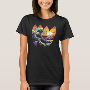 Surfing Waves Surfboards T-Shirt
