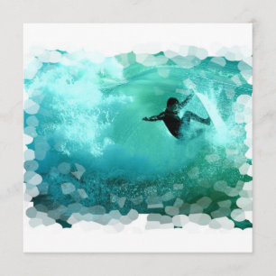 Surfing Wipeout Invitations