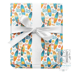 Surfing Wrapping Paper