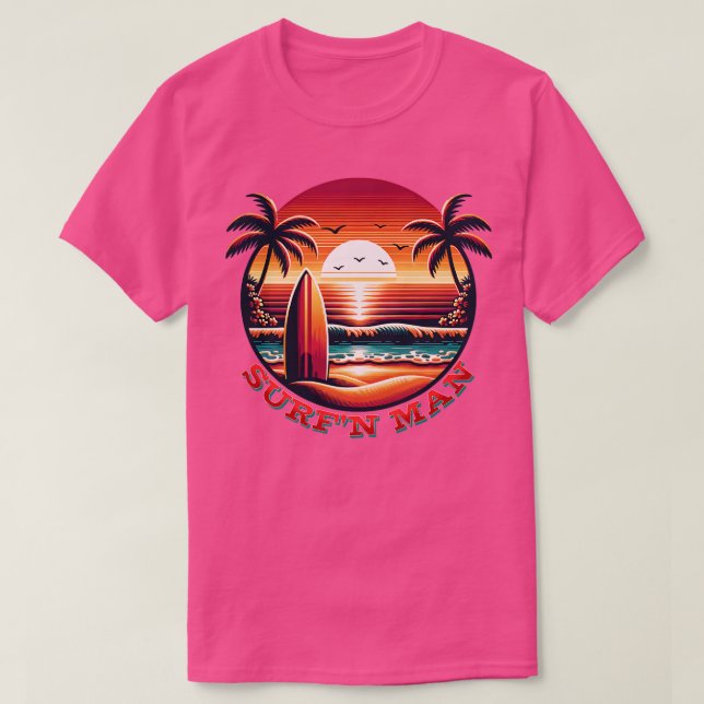 Surfn Man TShirt (Design Front)