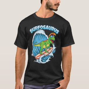 Surfosaurus Surfboard Surfboarders trex Dinosaur S T-Shirt