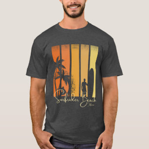 Surfrider Beach California Surfing T-Shirt