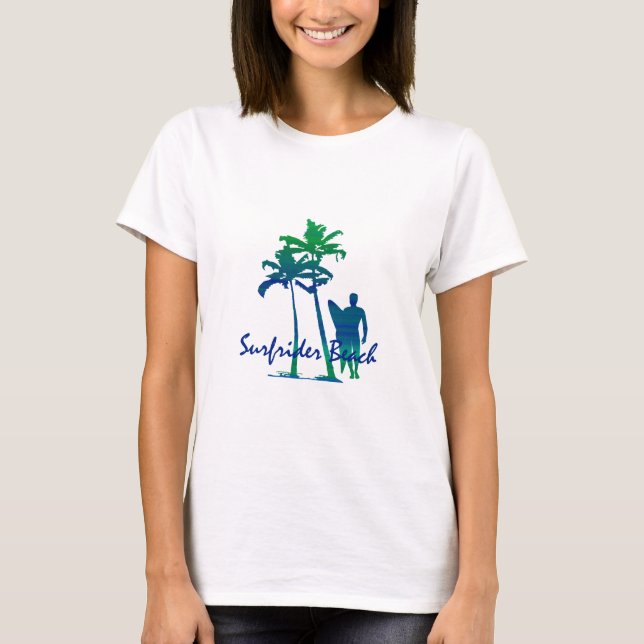 Surfrider Beach Ladies T-Shirt (Front)