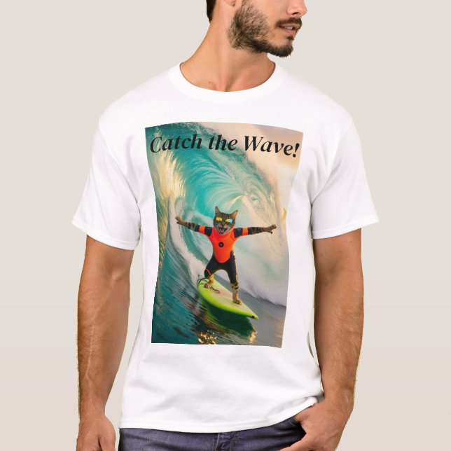 Surf's Purr T-Shirt (Front)