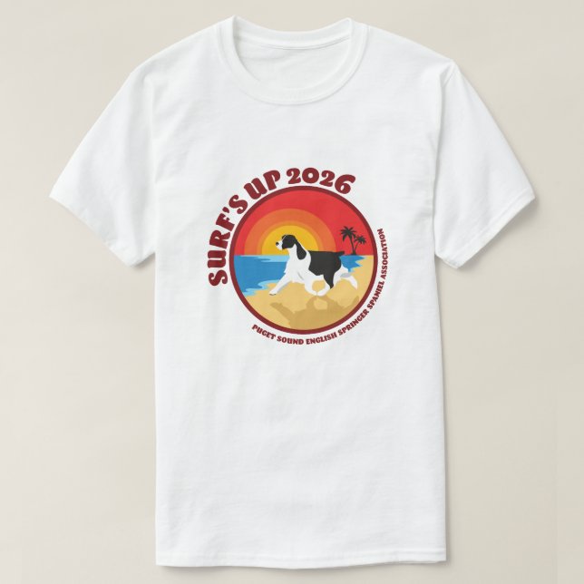 Surfs Up 2026 ESS Tee Mens (Design Front)