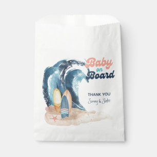 Surf's Up   Beach Baby On Board Baby Shower Favour Bags