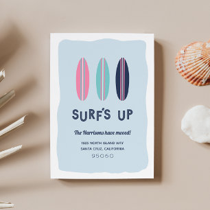 Surf's Up Beach Moving Announcement