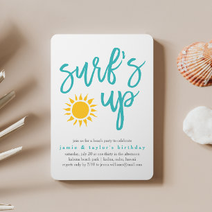 Surf's Up Beach Party Invitation