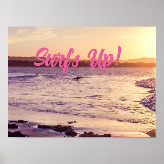 Surf's Up Byron Bay Poster (Front)
