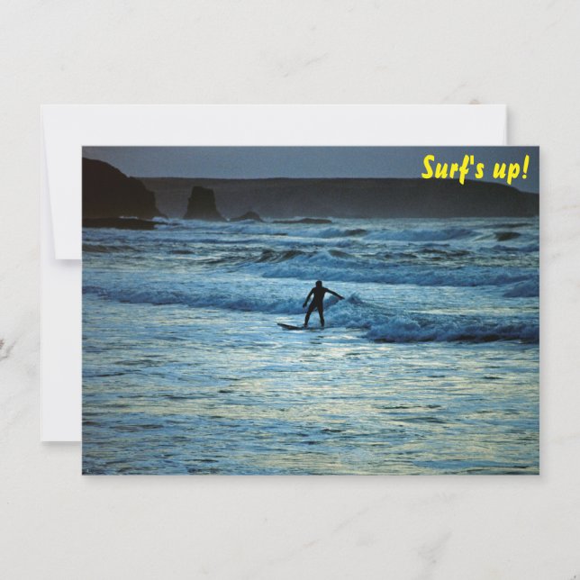 Surf's up Card (Front)