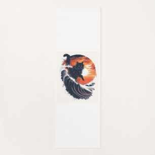 Surf's Up Cat Yoga Mat
