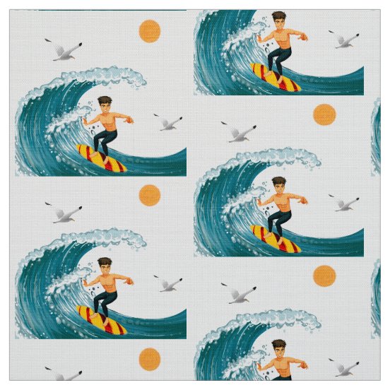 Surf Fabric Zazzle.co.uk