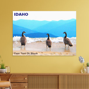 Surf's Up! - Geese Canvas Print