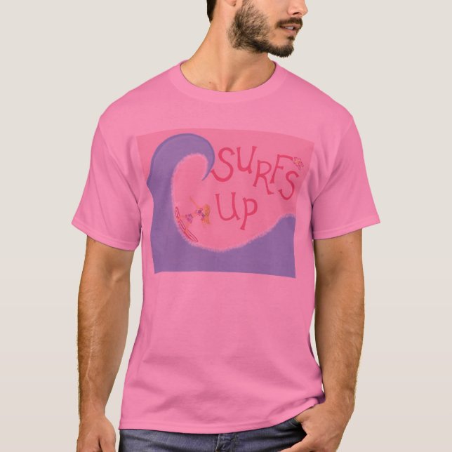SURF'S UP girls tee (Front)