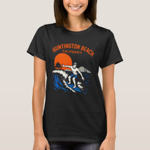 Surfs Up Huntington Beach California Retro Mens Be T-Shirt