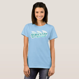 Surf's Up ladies aqua waves top