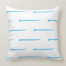 Surf's Up! Large Blue Boards/White Background