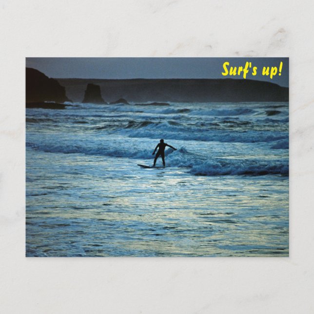 Surf's up postcard (Front)
