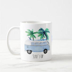Surf's Up Retro Vintage Surfboards Coffee Mug