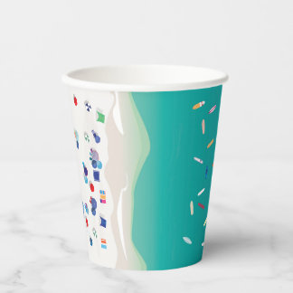 Surf's Up Summer Beach Party Paper Cup