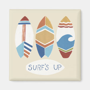 Surf's Up! Surfboards Magnet