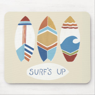Surf's Up! Surfboards Mouse Mat
