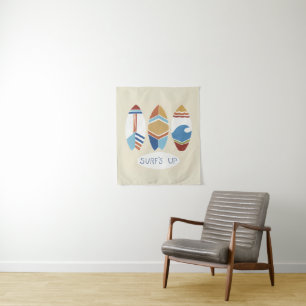 Surf's Up! Surfboards Tapestry