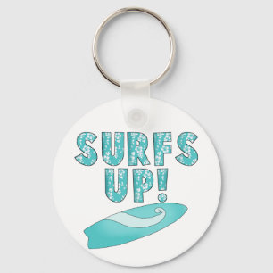 Surfs Up T-shirts and Gifts Key Ring